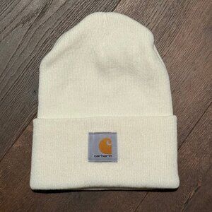 Carhartt Classic White Knit Beanie Hat